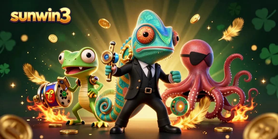 Experience the thrilling gameplay at sunwin3 with vibrant characters and dynamic casino elements.